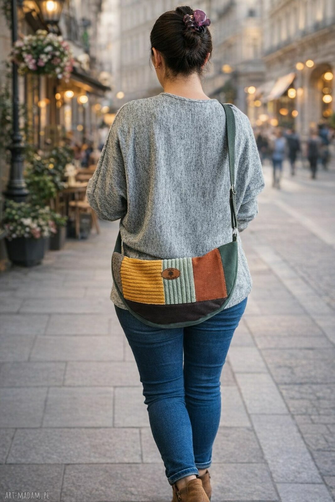 Forest Duo - unikatowa torba crossbody do pracy