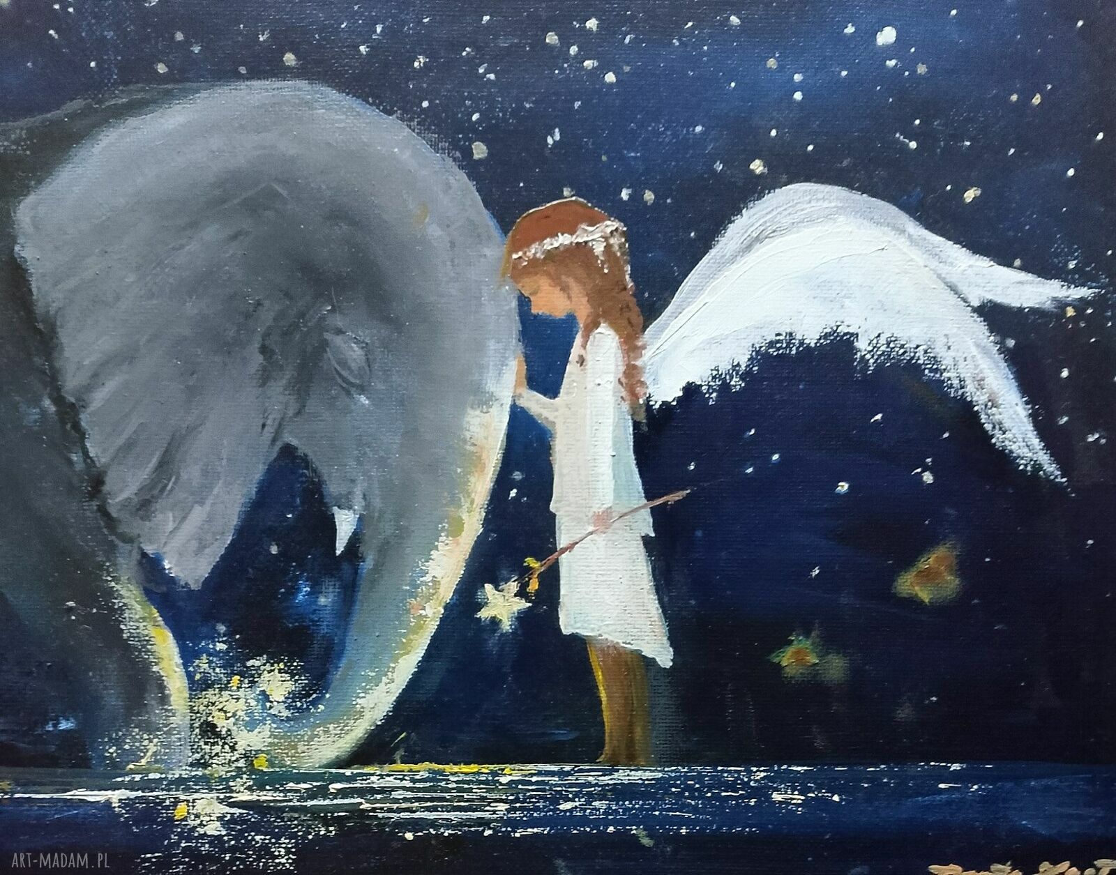 Forever - ręcznie malowany obraz olejny na blejtramie 24 x 30 cm