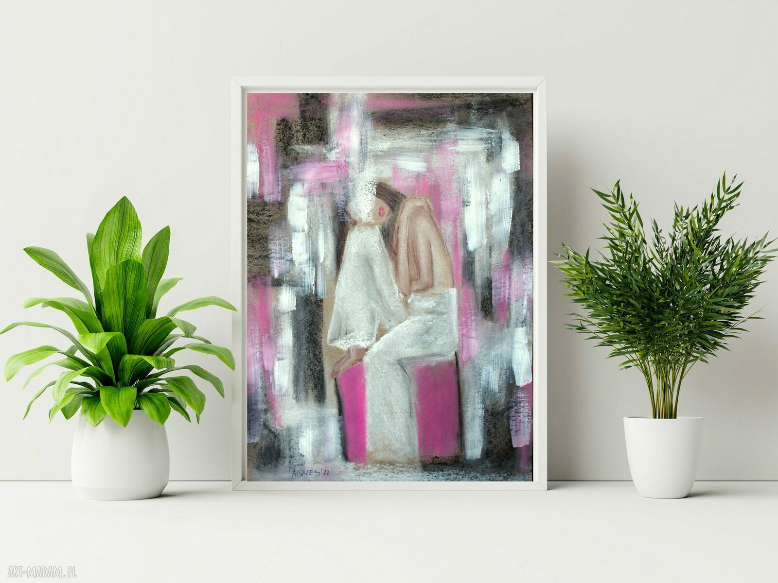 Fotoobraz na płótnie "Kolor kobiety - różowy" 50x70