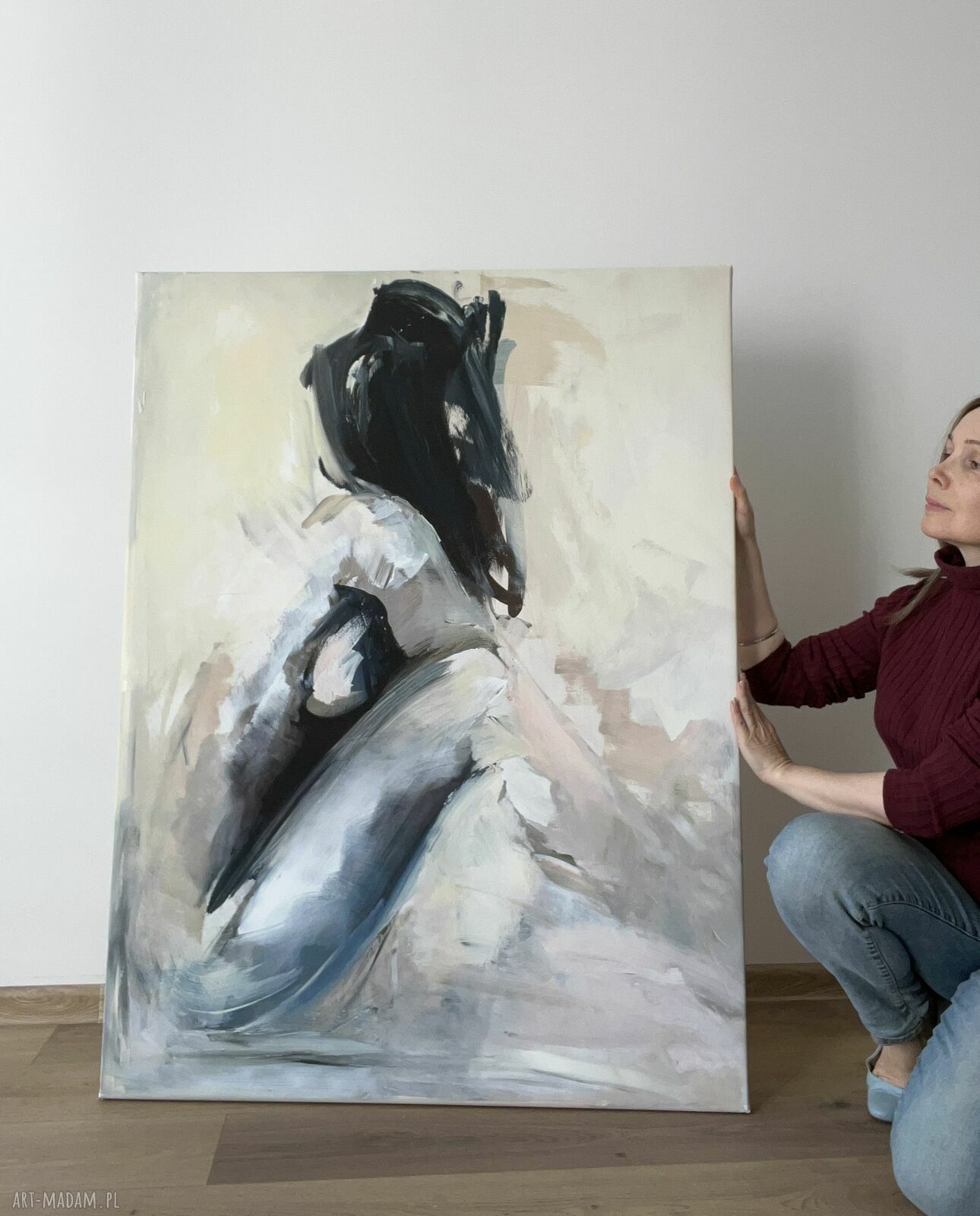 Obraz Fresh na płótnie 120x90 cm - duża grafika kobieca nad łóżko
