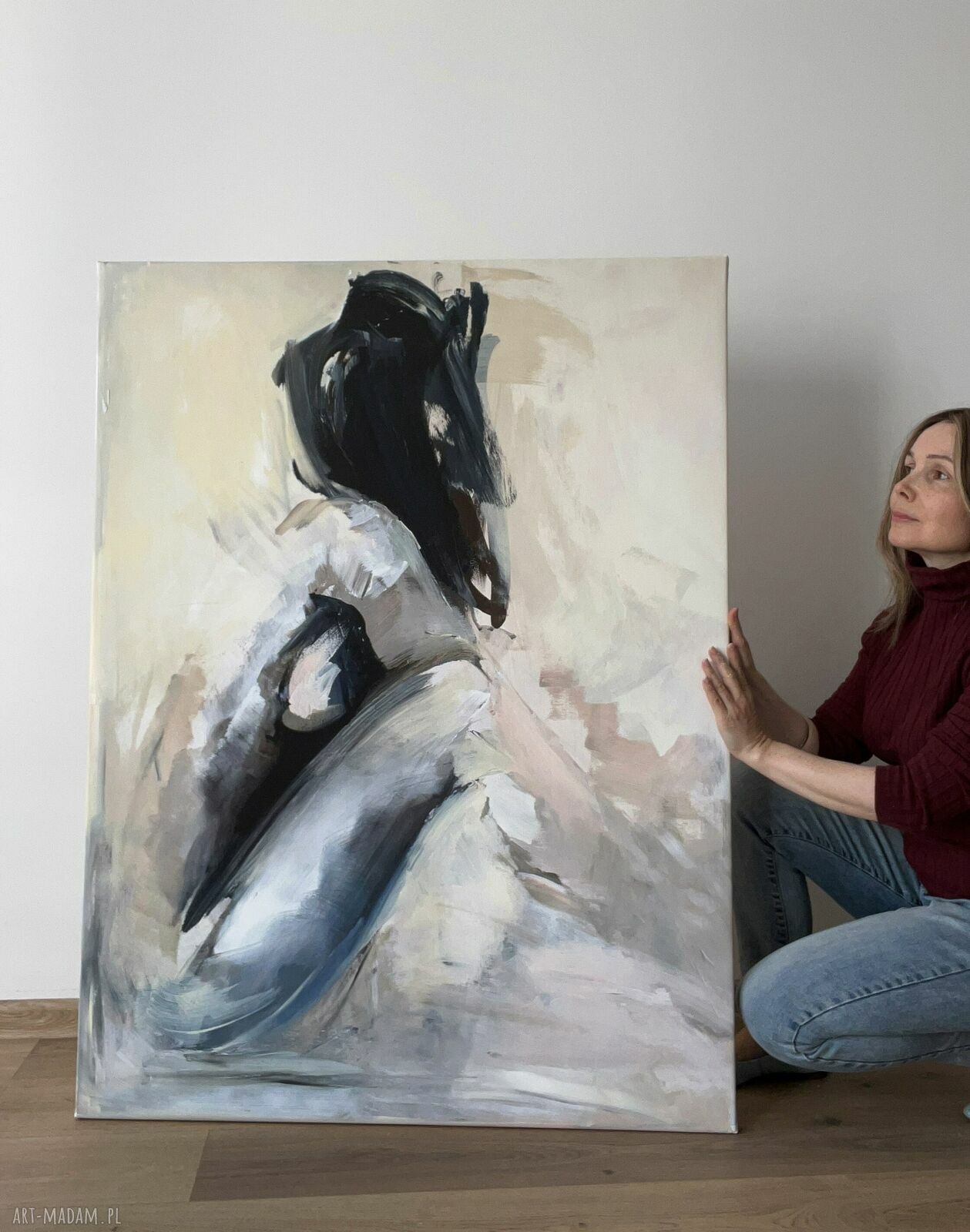 Obraz Fresh na płótnie 120x90 cm - duża grafika kobieca nad łóżko