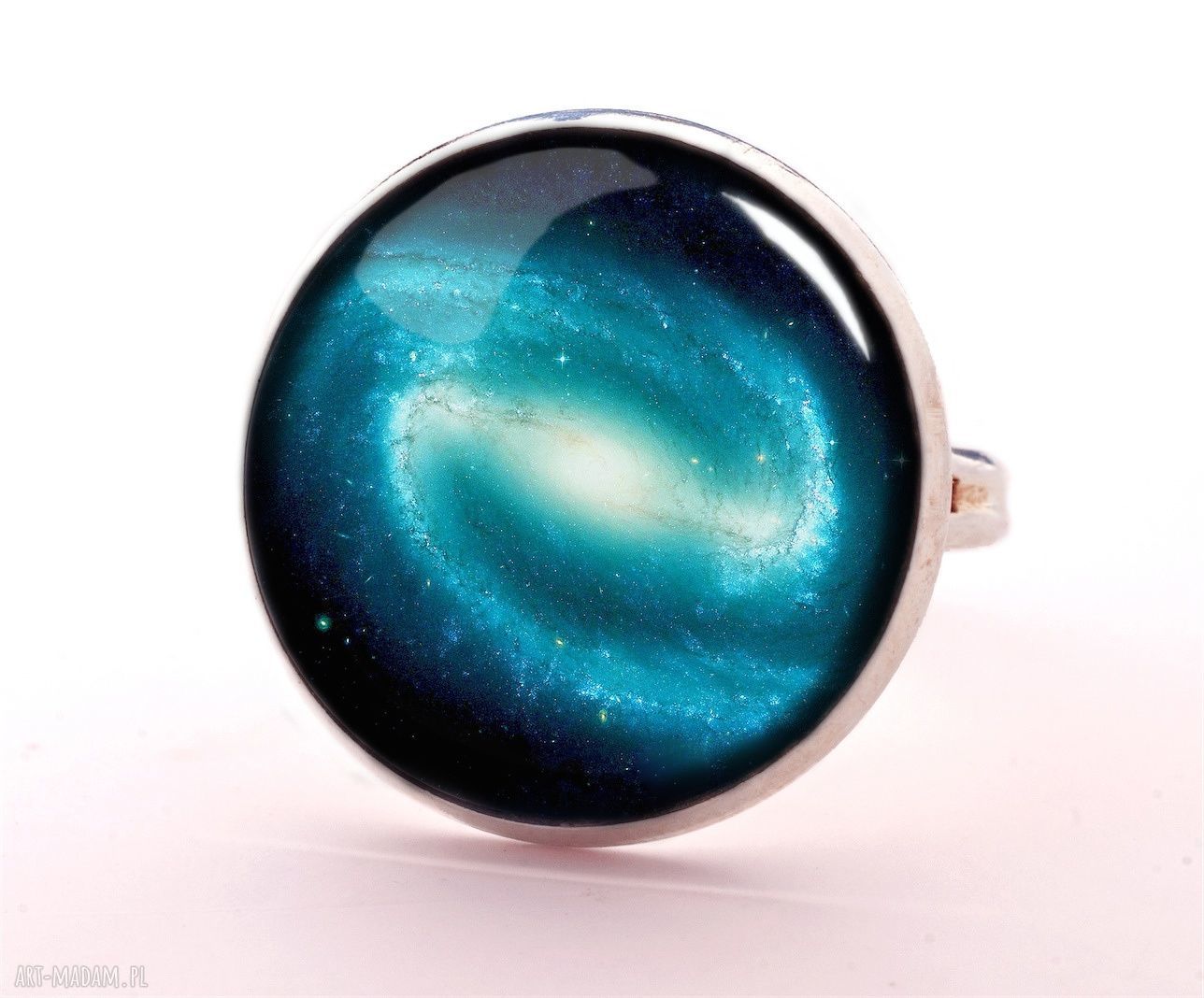 kolczyki: Nebula duże kolczyki wiszące Handmade