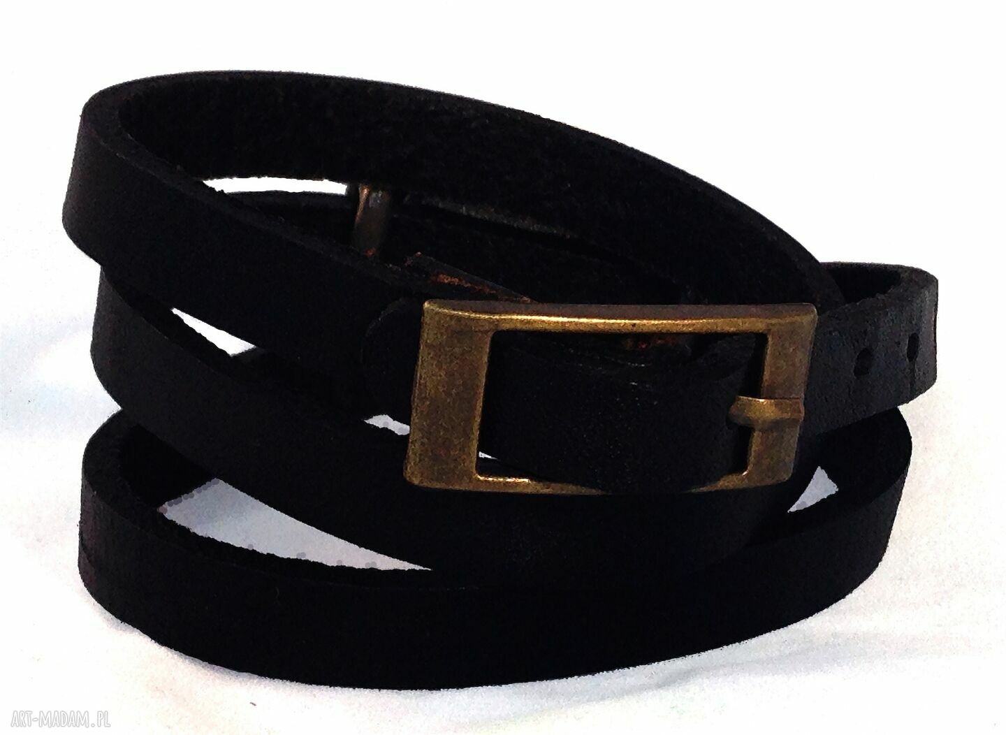 zegarki: Zaćmienie słońca zegarek / bransoletka na skórzanym pasku handmade