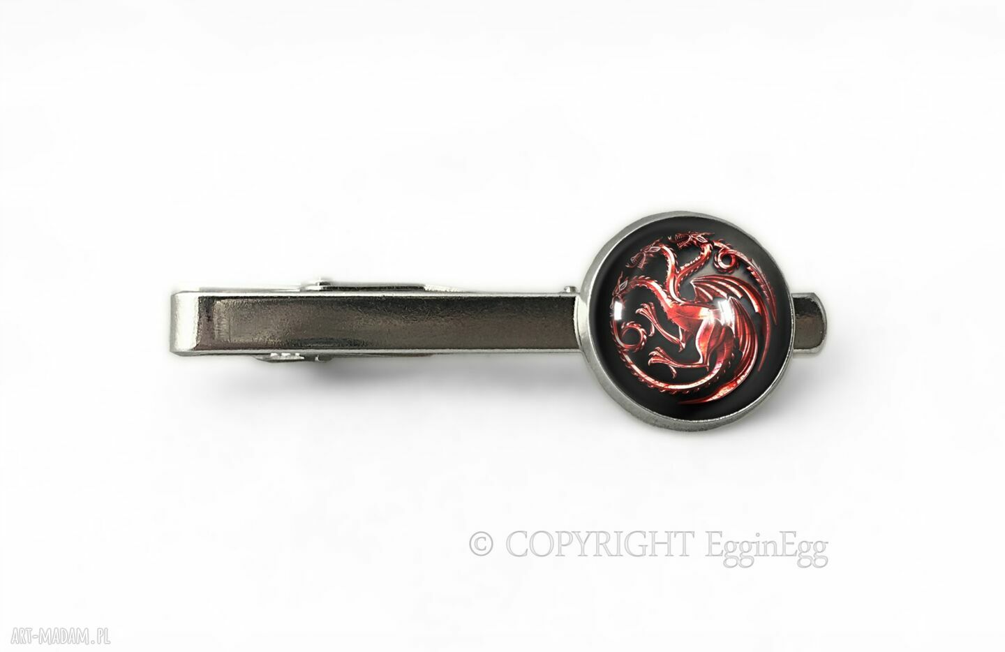 Smoki spinka krawata game thrones targaryen ręcznie robiona