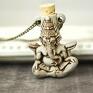 ręczne wykonanie naszyjniki ♥ganesha♥ peruwiańska ceramika