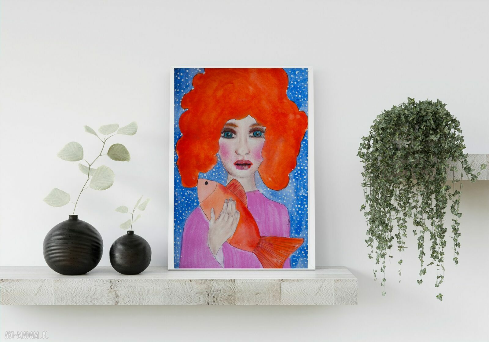 Garden 2 - plakat 30x40 cm do salonu z motywem ogrodu