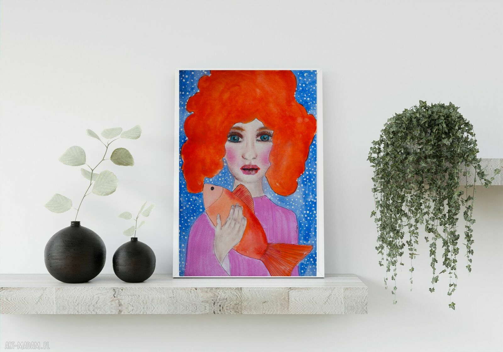 Garden 2 - plakat 50x70 cm na ścianę z reprodukcją autorskiej pracy