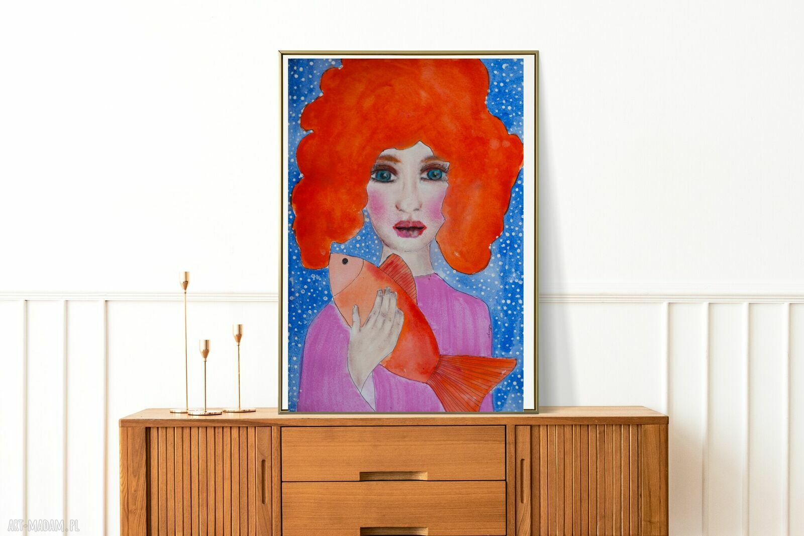 Garden 2 - plakat 70x100 do salonu na ścianę (reprodukcja obrazu Margo art)