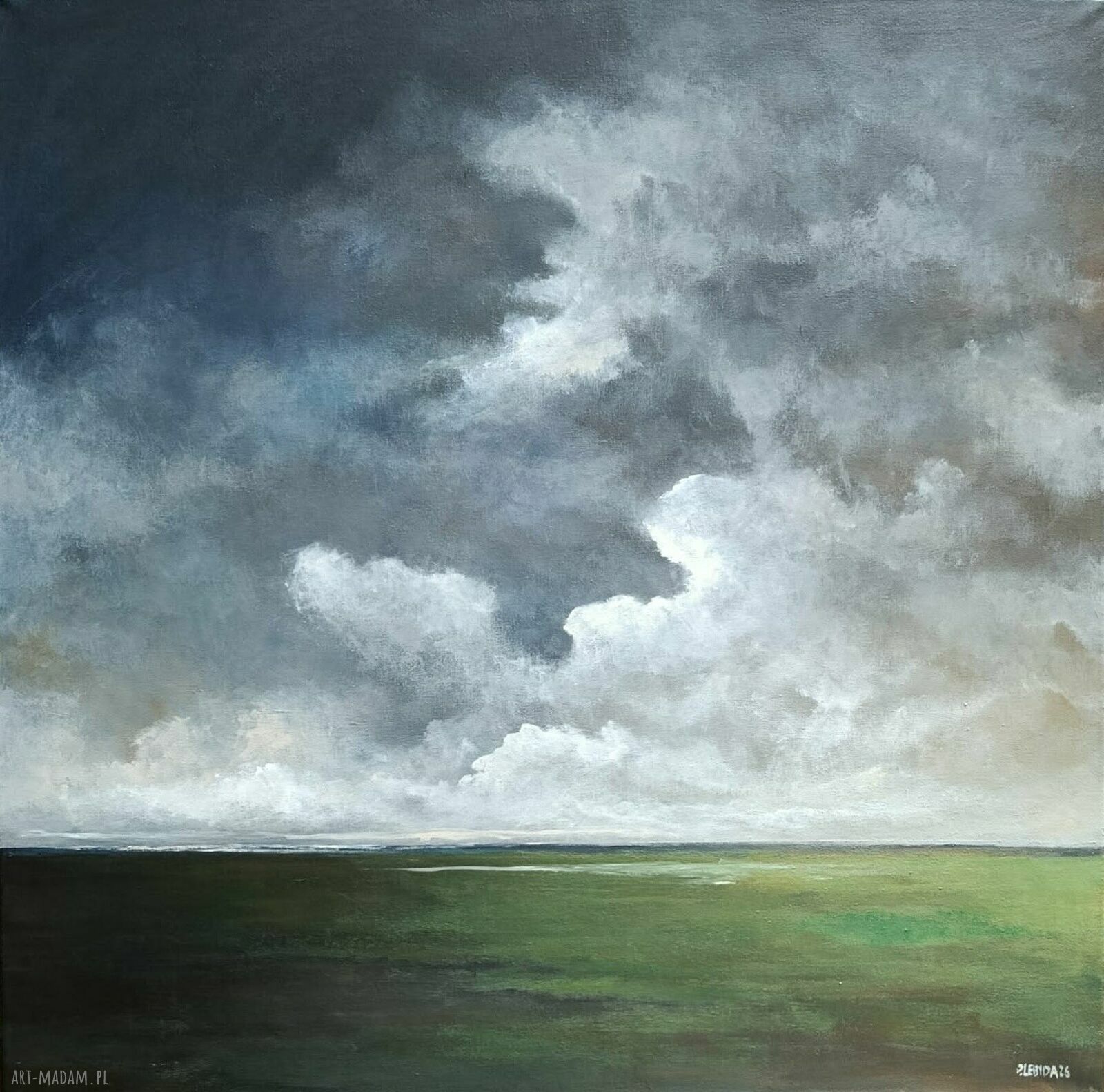 Gdy dzień się kończy - obraz akrylowy 60x60 cm