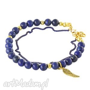 gentleness - lapis lazuli with wing