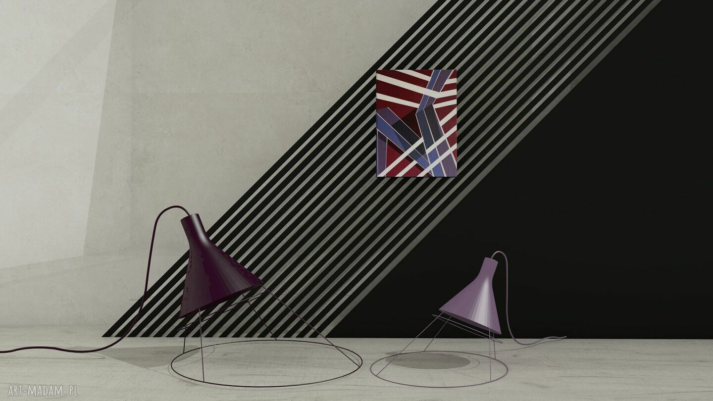 Ikigai 2023 malarstwo akrylowe abstrakcja geometria kolor dodatki