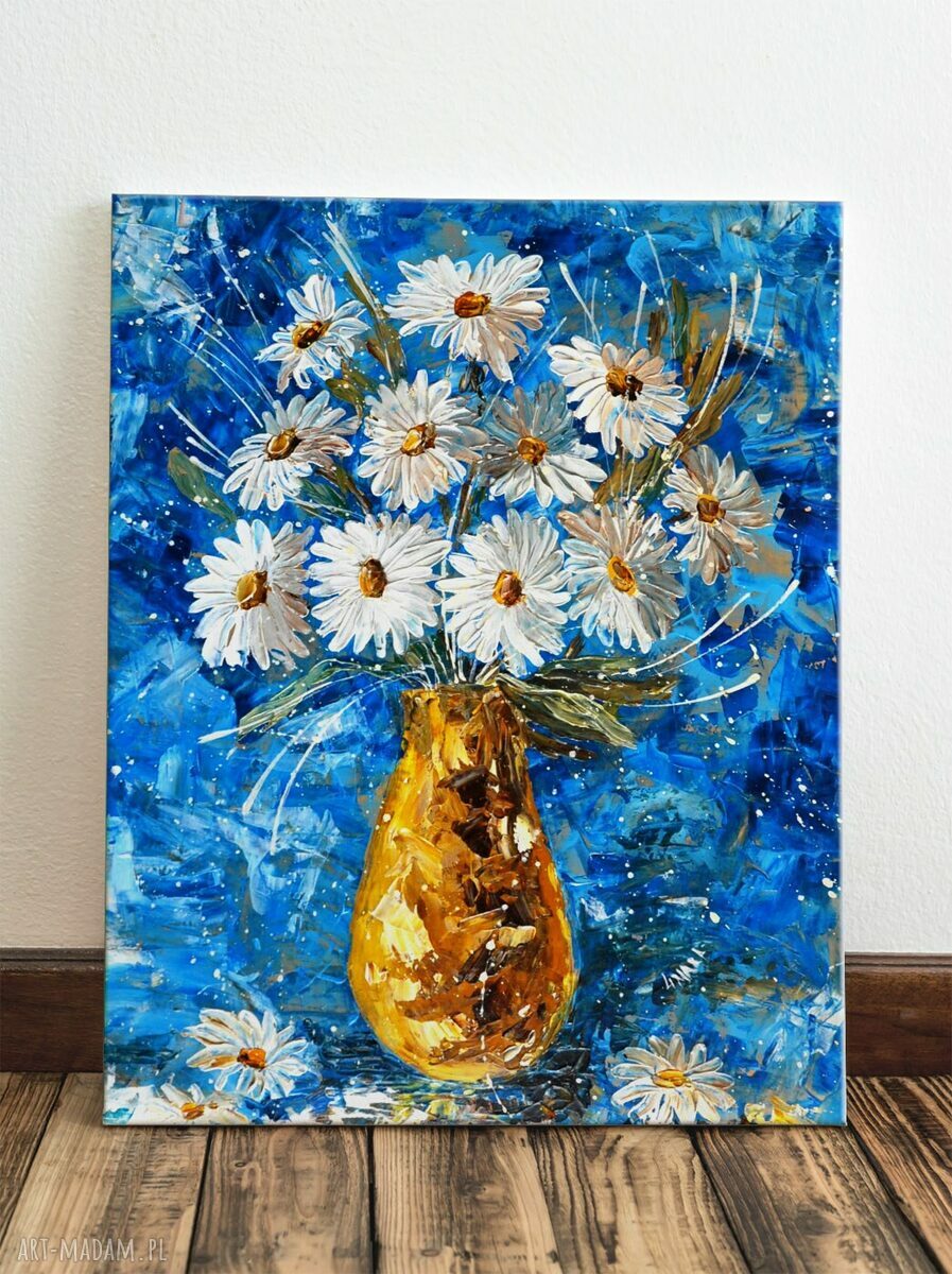 Rumianek - obraz giclee na płótnie