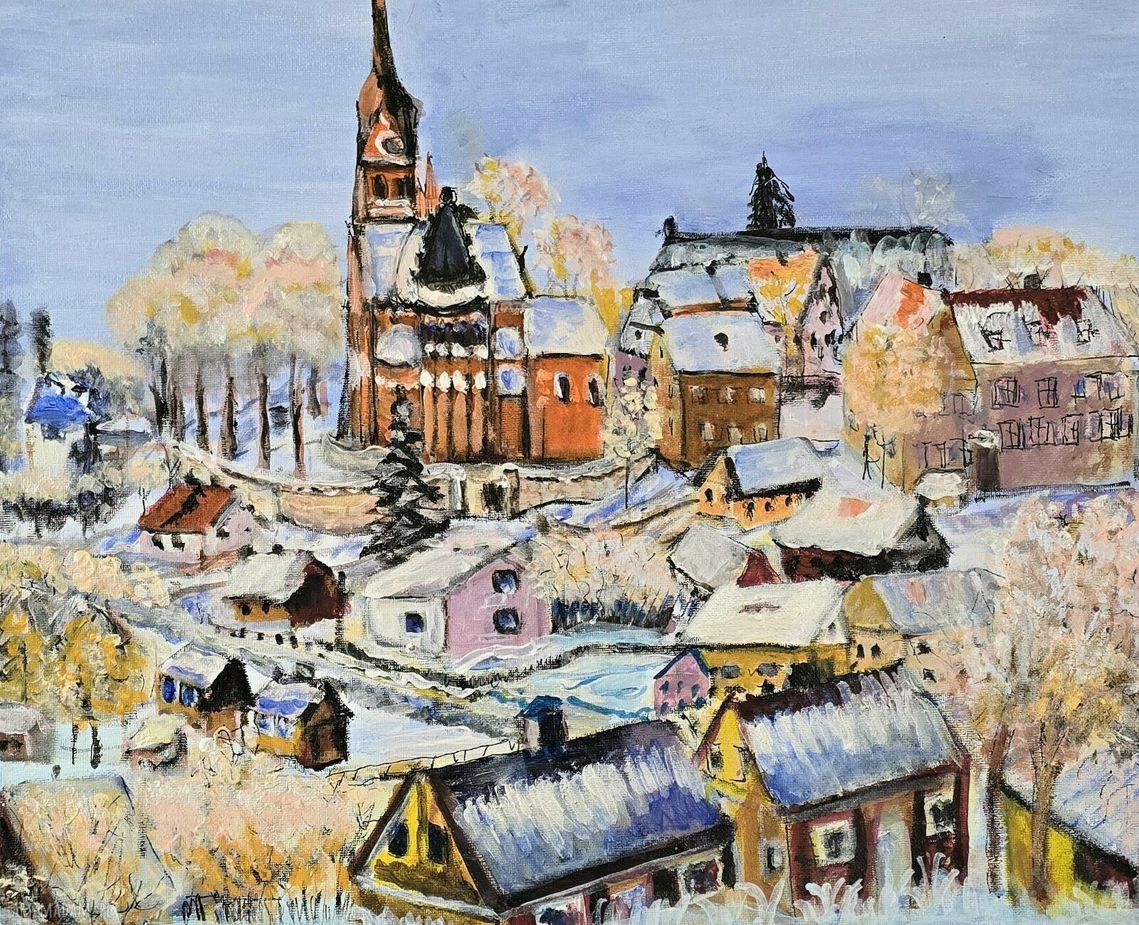 Obraz Gietrzwałd - sanktuarium maryjne (50x40x2 cm)