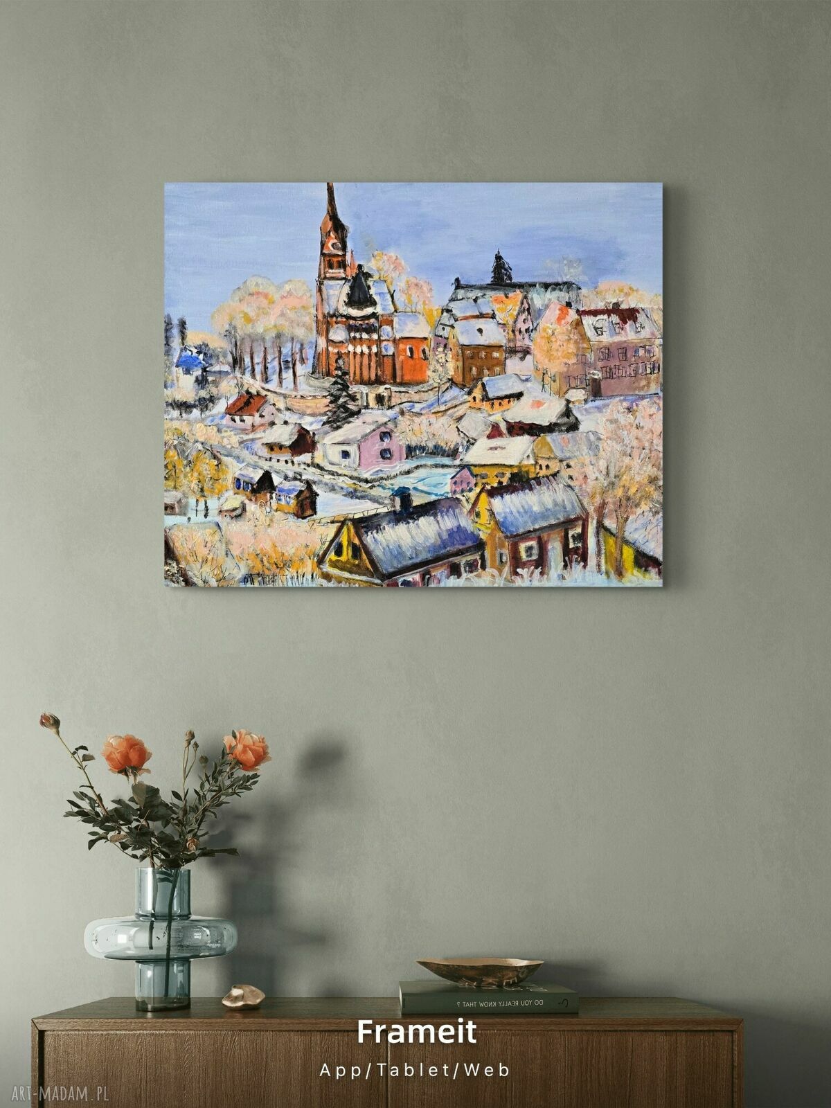 Obraz Gietrzwałd - sanktuarium maryjne (50x40x2 cm)