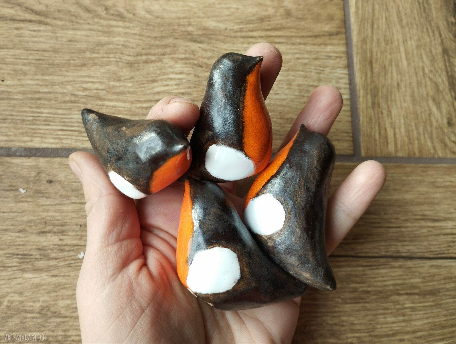 Gile ceramiczne handmade z gliny szamotowej (ok. 4-5 cm)