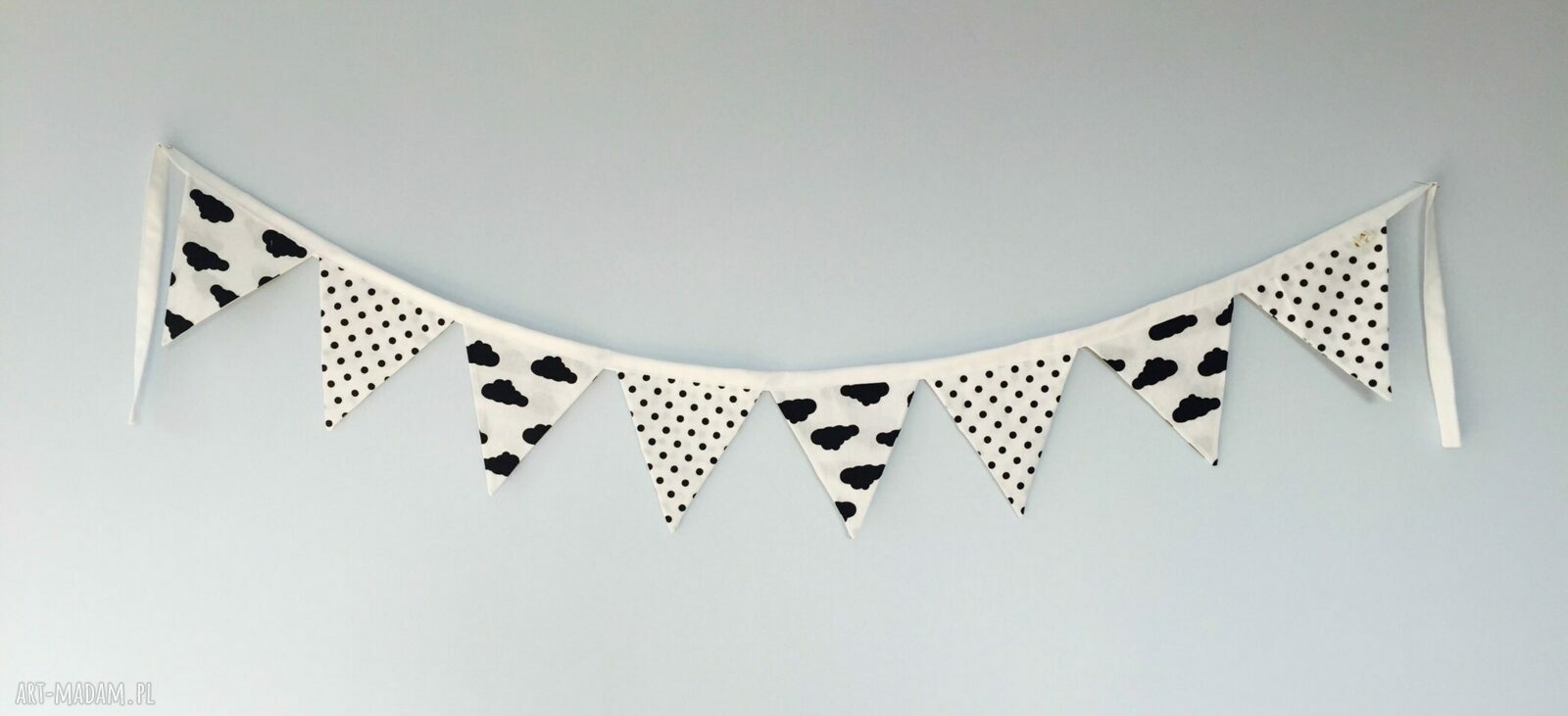 girlanda black&white hand made