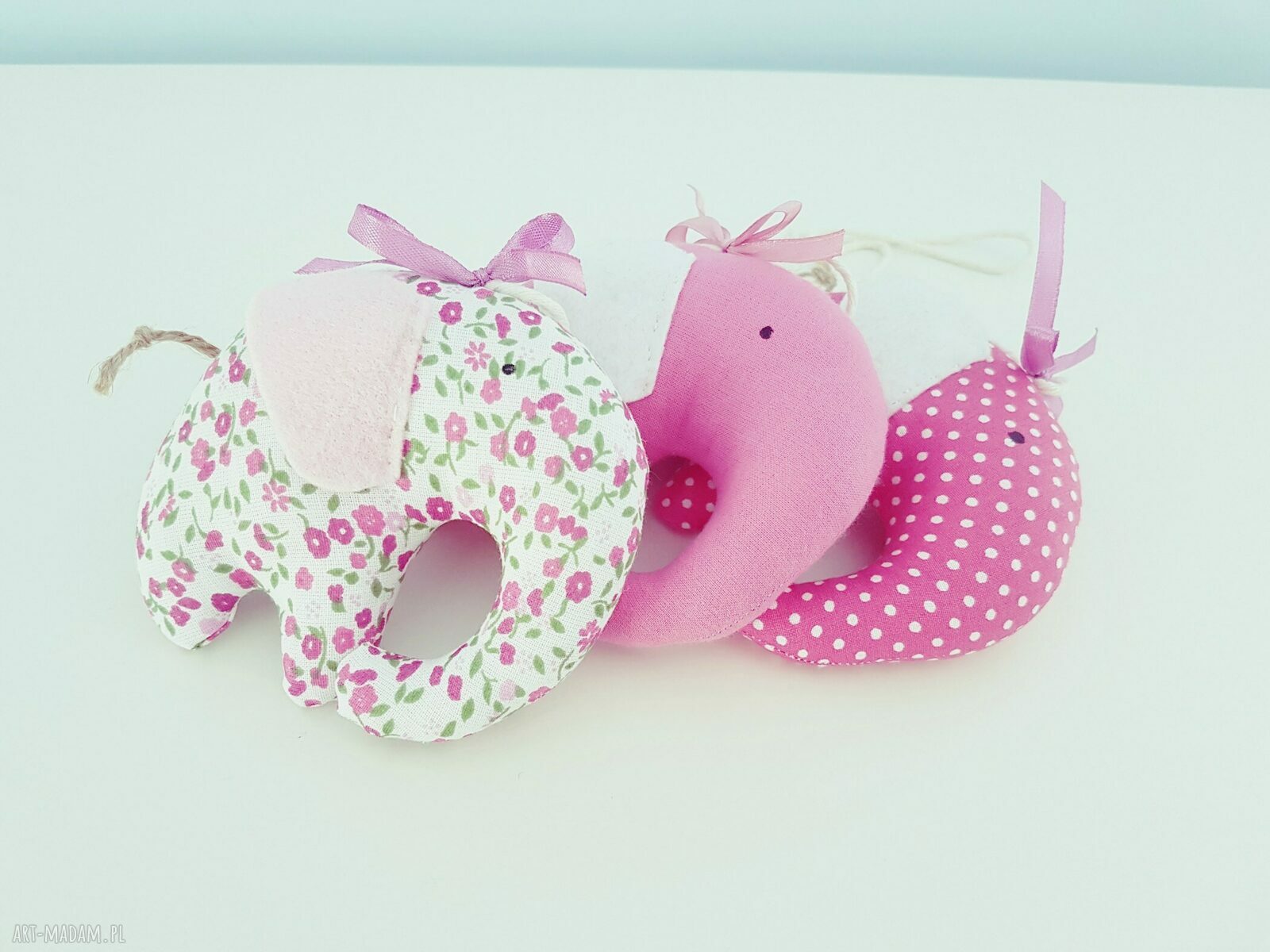 girlanda słoniki handmade