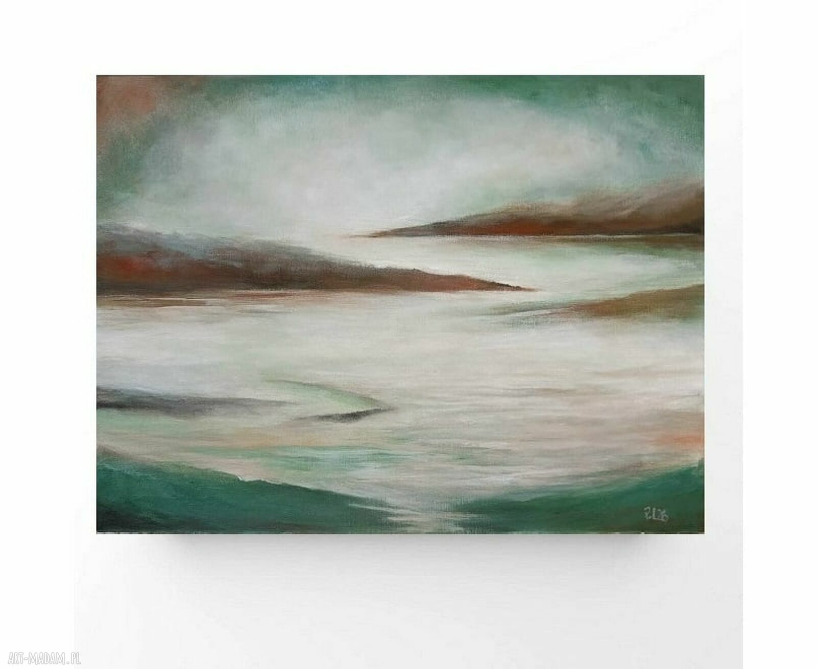 Głębia - ręcznie malowany obraz akrylowy 30x40 cm