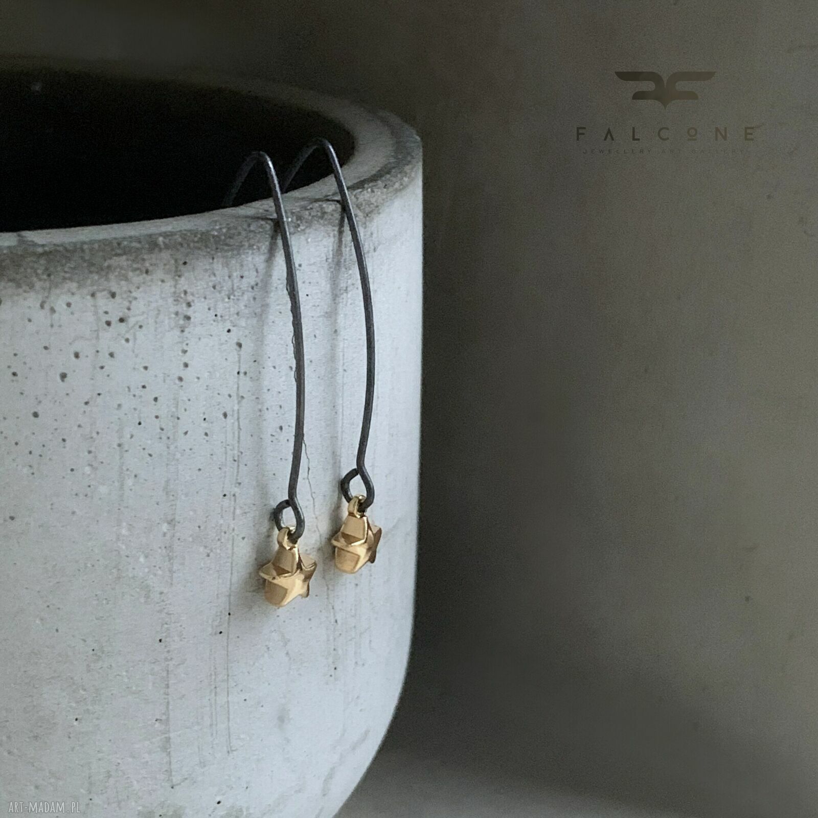 Kolczyki Golden Star "Wish"