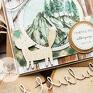 handmade scrapbooking kartki kartka dla niego z podróżą w tle, w kopercie