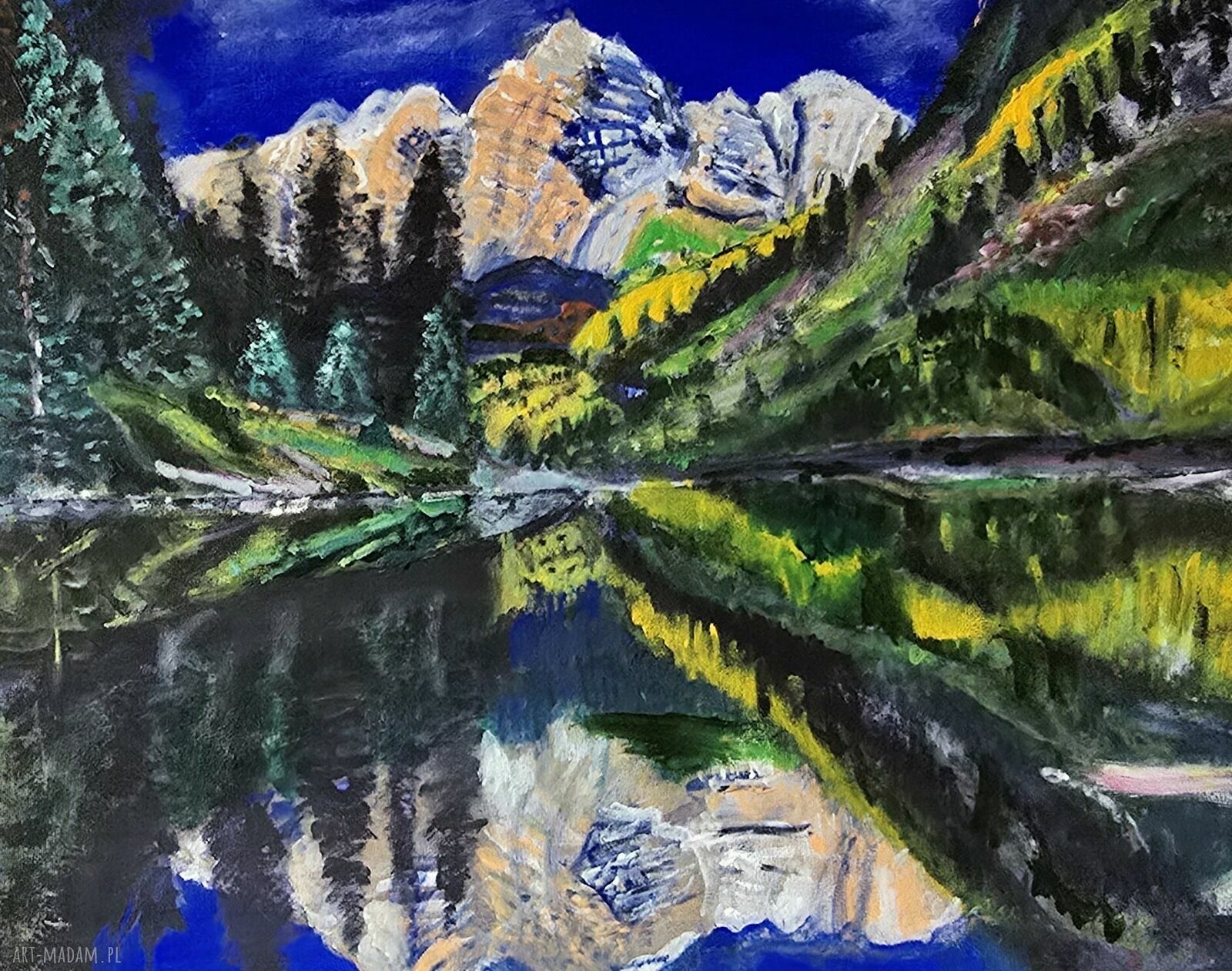 Góry Skaliste Stany Zjednoczone - obraz akrylowy na blejtramie 50x40 cm