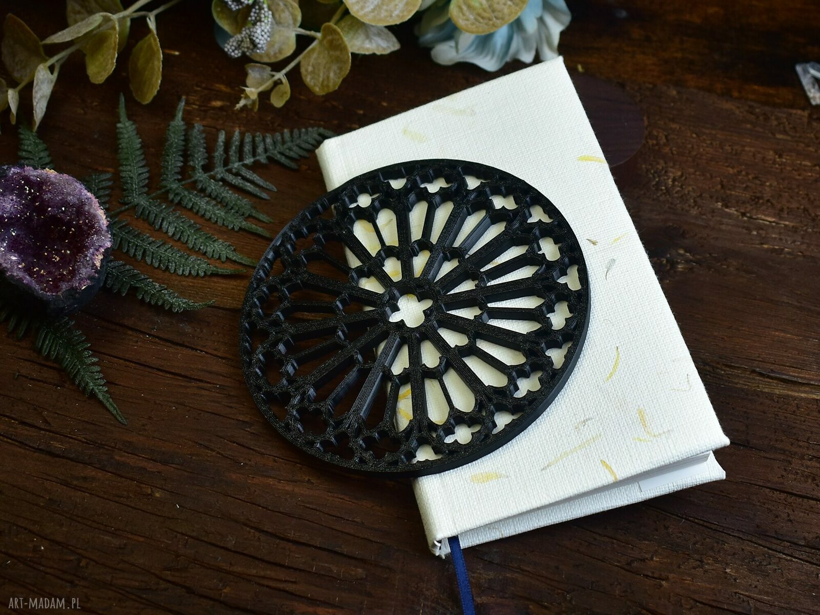 podkładki: Gotyckie podkładki pod kubki filiżanki katedra, gotycka rozeta #4