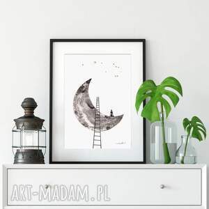 art krystyna siwek grafika 21x30 malowana ręcznie