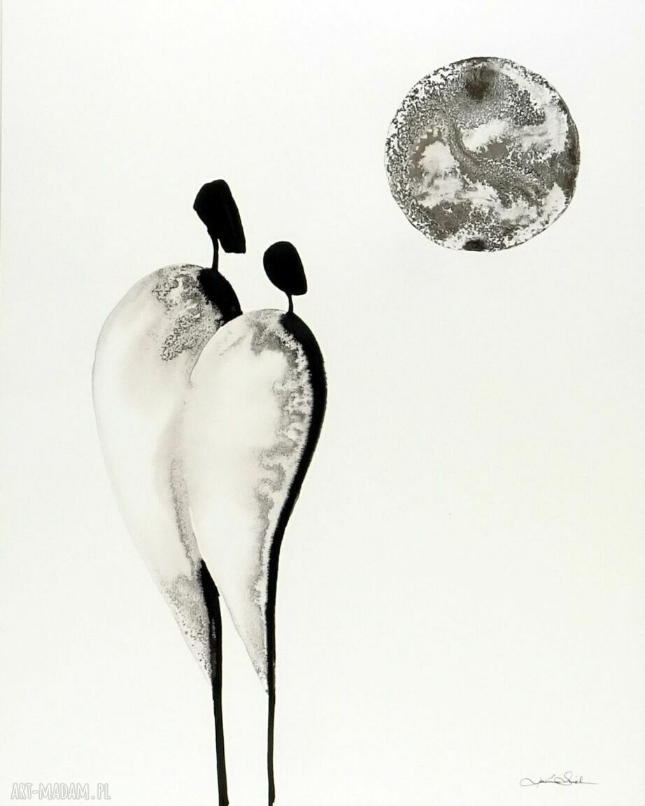 grafika: Grafika 40X50 cm wykonana ręcznie 3890162 Handmade