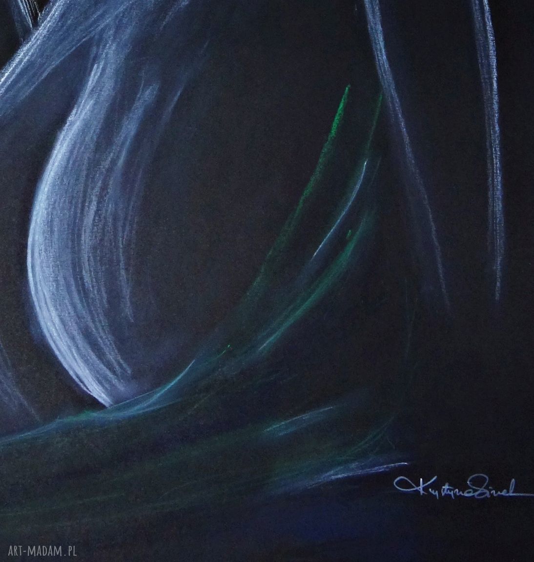 Obraz akt kobiecy do sypialni 70x100 cm subtelny i zmysłowy