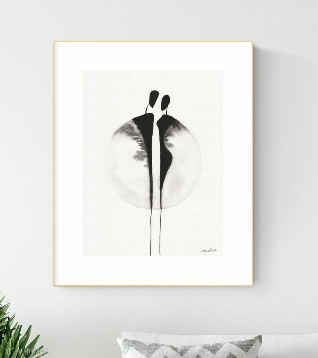 Obraz 30x40 cm malowany ręcznie do salonu - wyjątkowa dekoracja