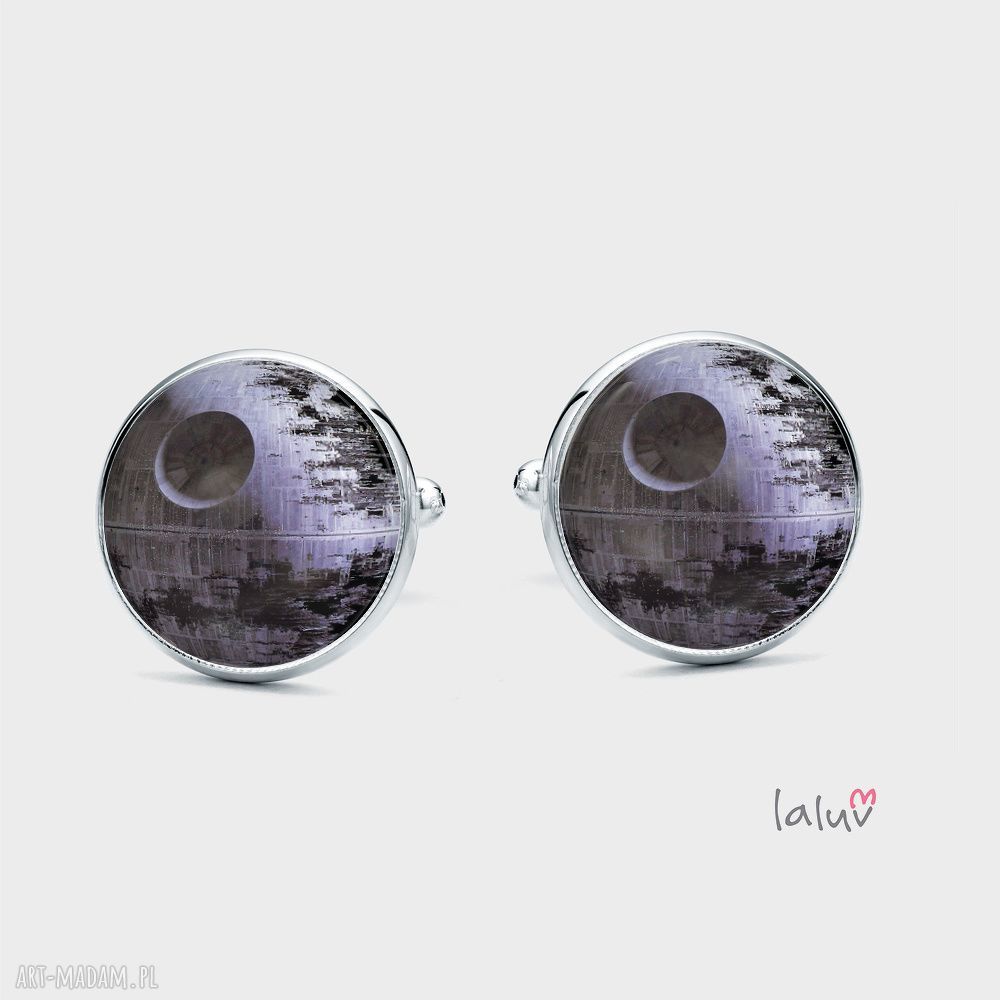 Spinki do mankietów Gwiazda Śmierci - Star Wars, ręcznie robione