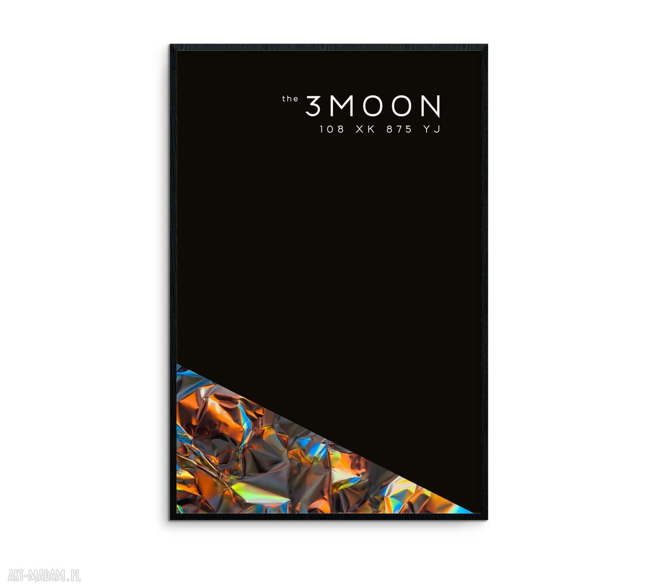 Grafiki 3 Moons w ramie 50x70 cm - księżyc i wolność
