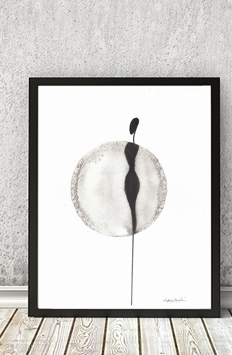 Minimalistyczna grafika - upominek dla kobiety w stylu „less is more”