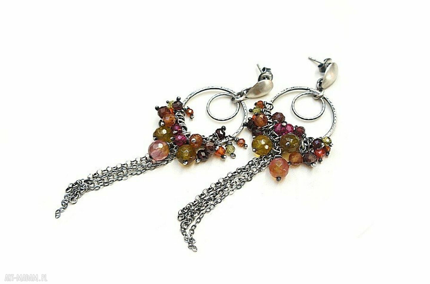 kolczyki: Ring /autumn/ kolczyki autorskie