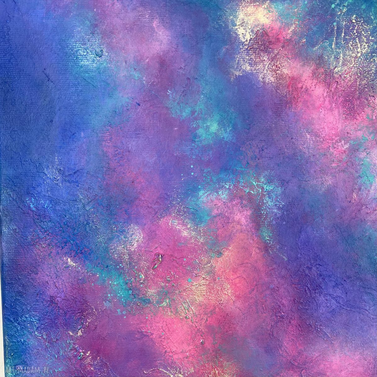 Granatowy obraz kosmos - mgławica Nebula I 50x100 cm (3D)