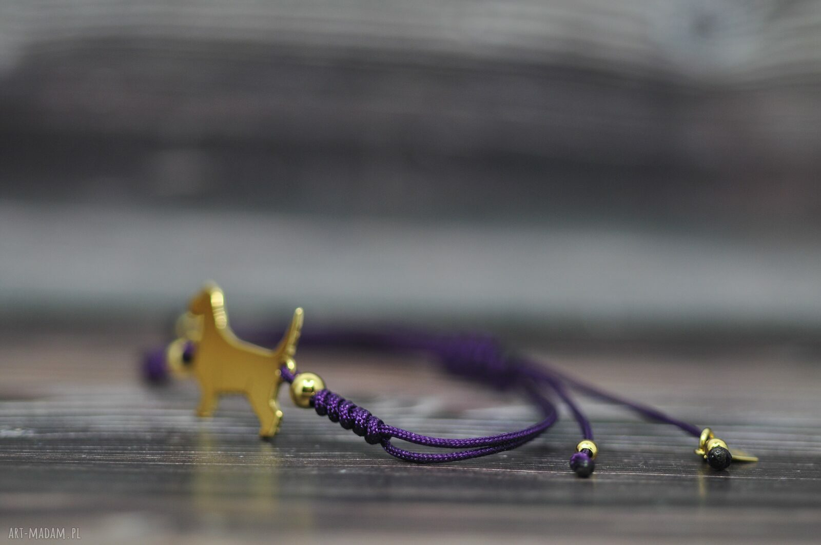 Grand Basset - srebrna bransoletka handmade
