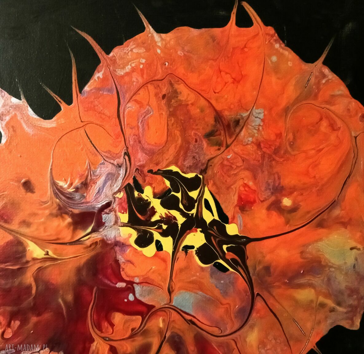 Grazia 2 - obraz akrylowy 25x25 cm z motywem pejzażu i natury