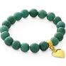 zielone bransoletki jadeit green hematite & patina jade with