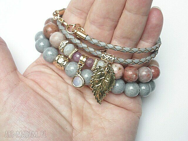 grey and antique pink vol. 4 /29.04.15/ set Handmade