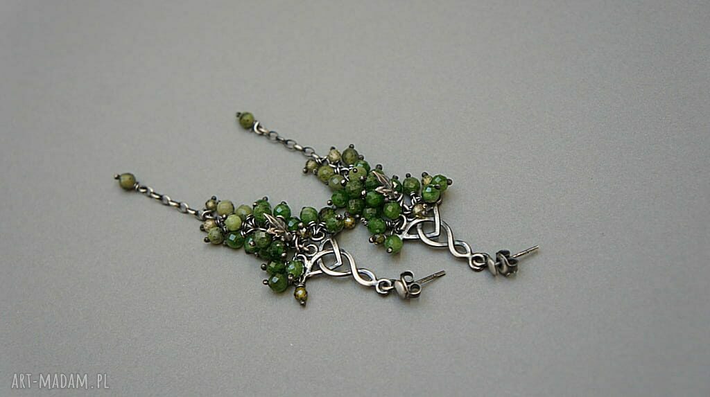 kolczyki: BLUSZCZ VOL. 3 KOLCZYKI Ręcznie wykonane