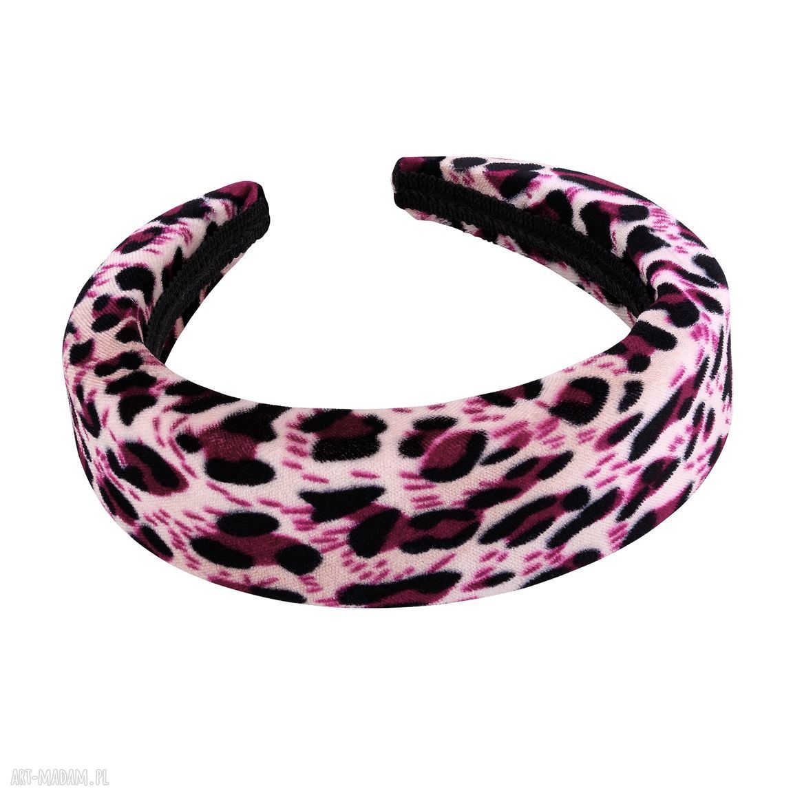 Gruba opaska panterkę włosów panterkowa oryginalna akcesoria