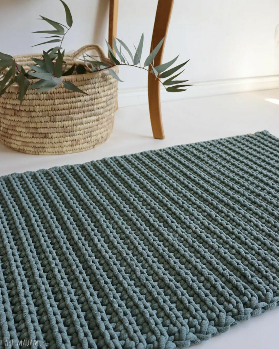 Gruby dywan chunky 70x120 cm prostokątny chodnik do pokoju