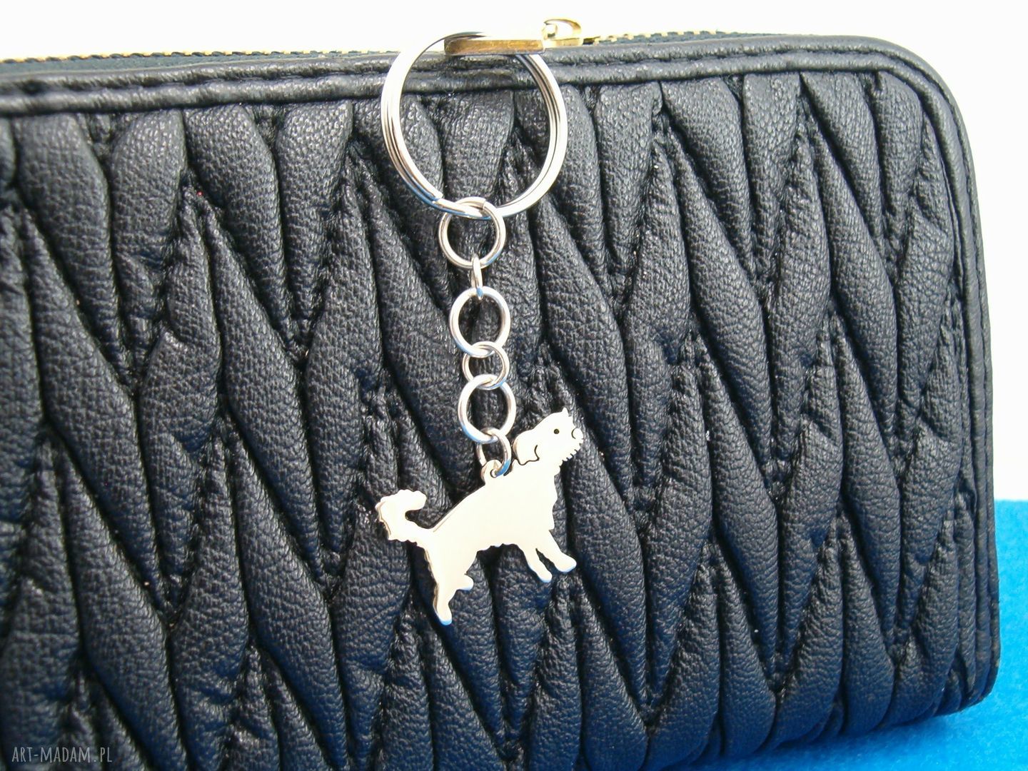 Brelok Gryfonik Belgijski ze Srebra 925 - handmade