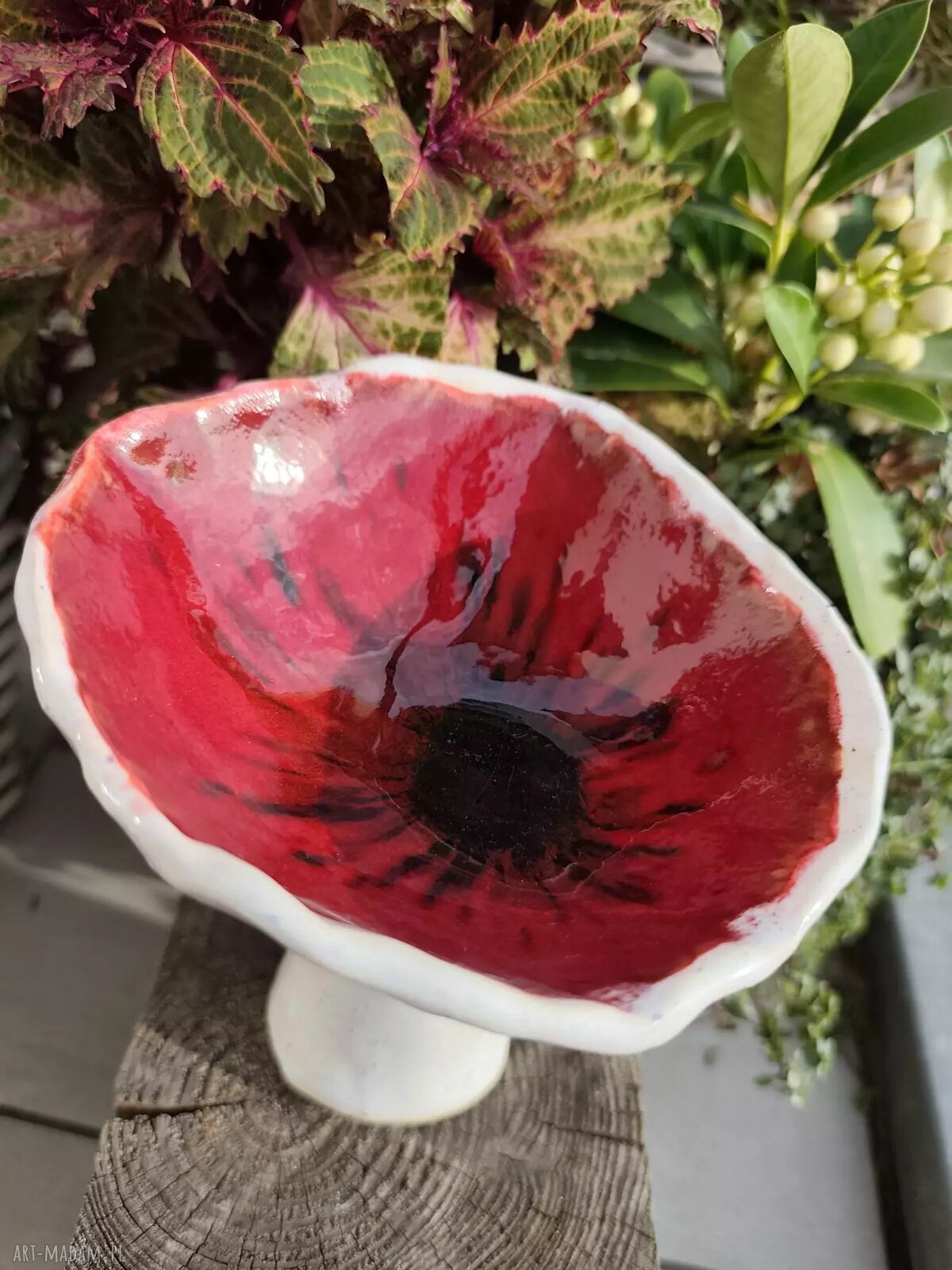 Grzybek - ręcznie robiona miska ceramiczna