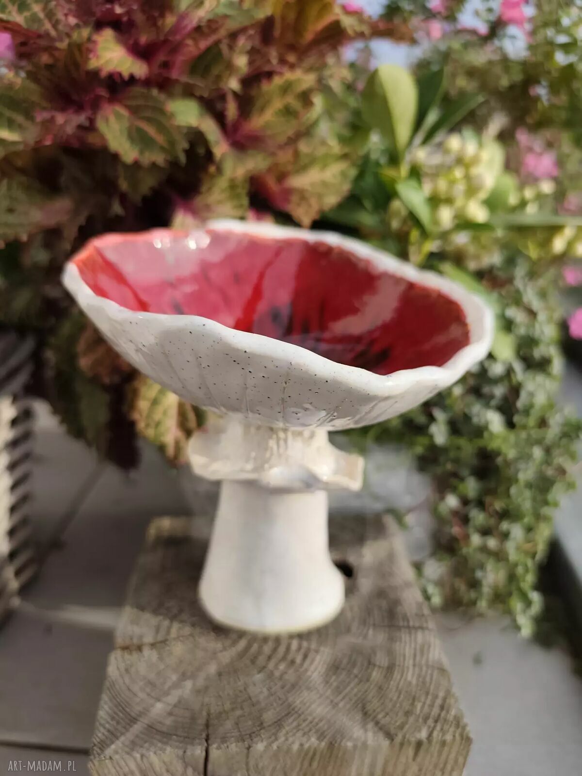 Grzybek - ręcznie robiona miska ceramiczna
