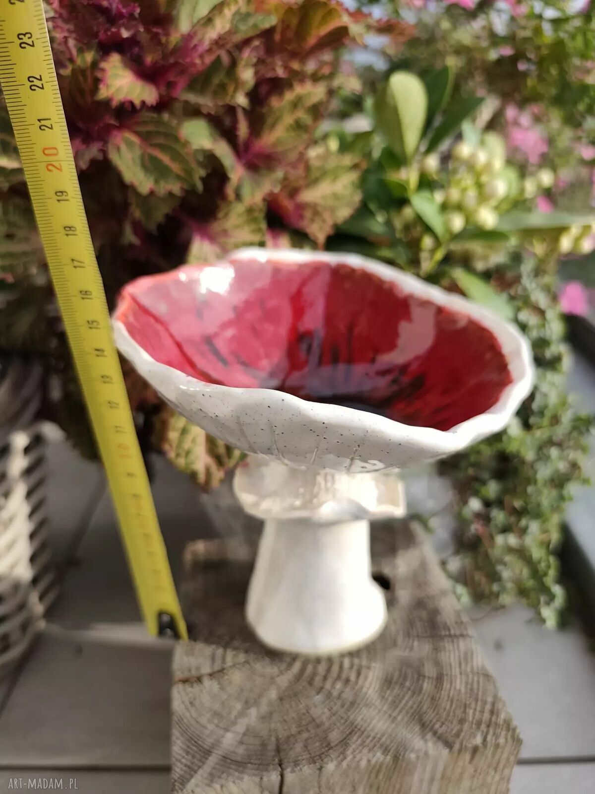 Grzybek - ręcznie robiona miska ceramiczna