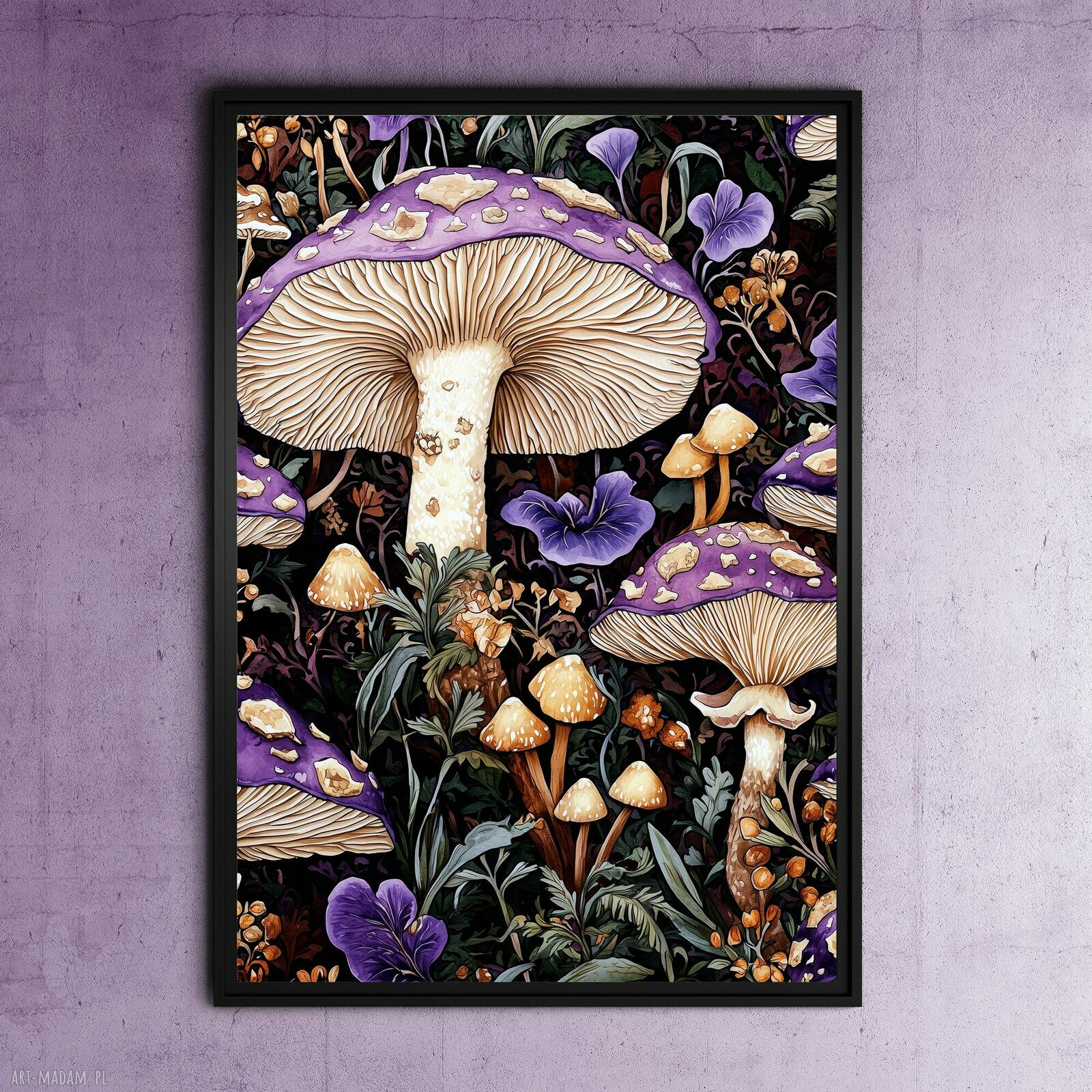 Grzyby 2 - plakat na A3 dla grzybiarzy