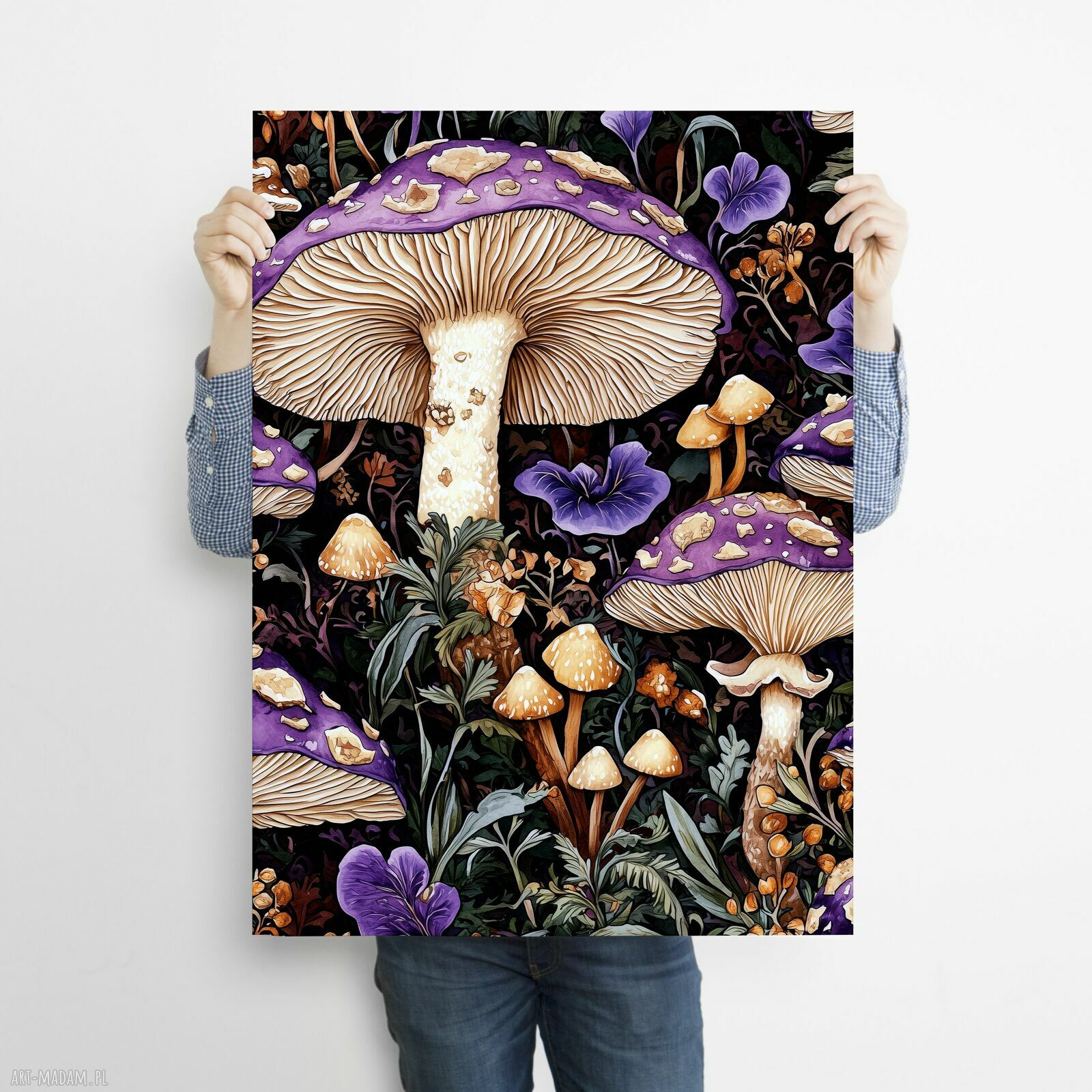 Grzyby 2 - plakat na A3 dla grzybiarzy