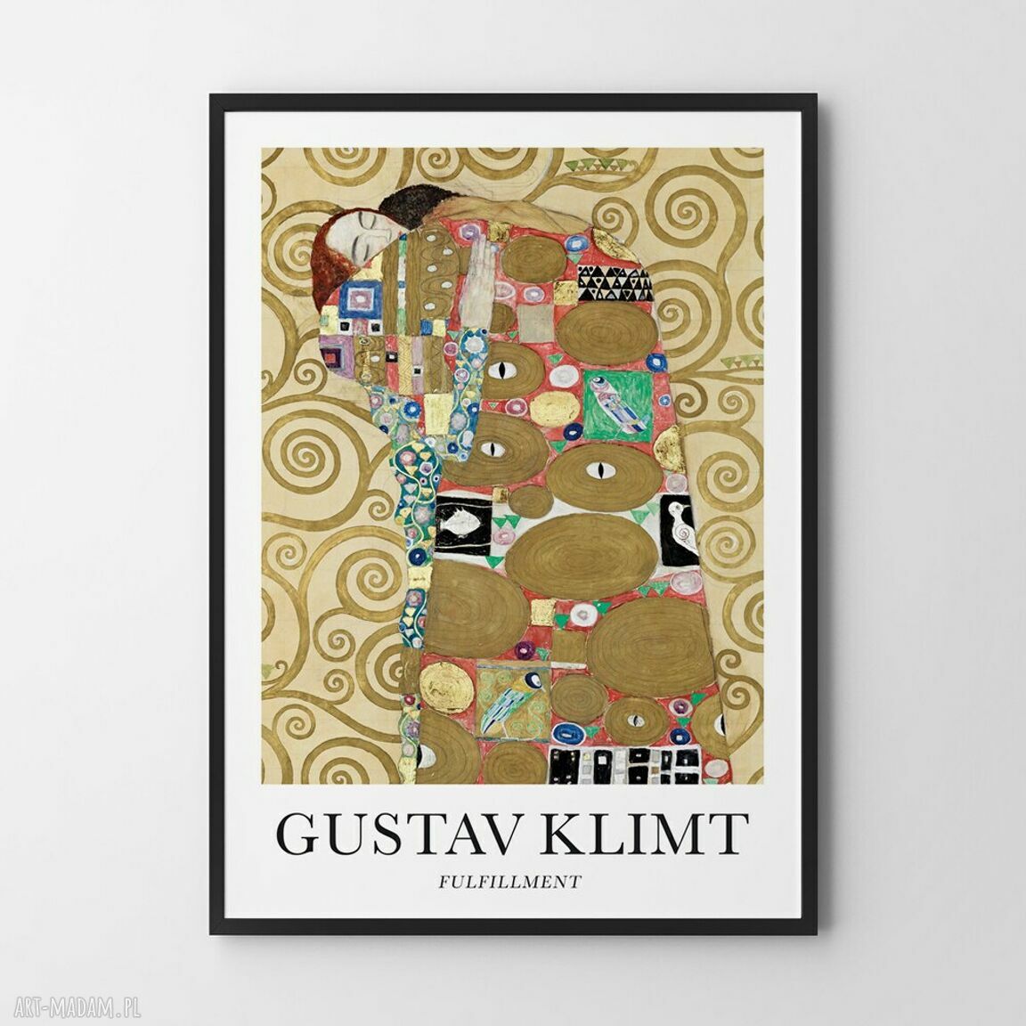 Plakat Gustav Klimt Fullfilment 40x50 cm do salonu