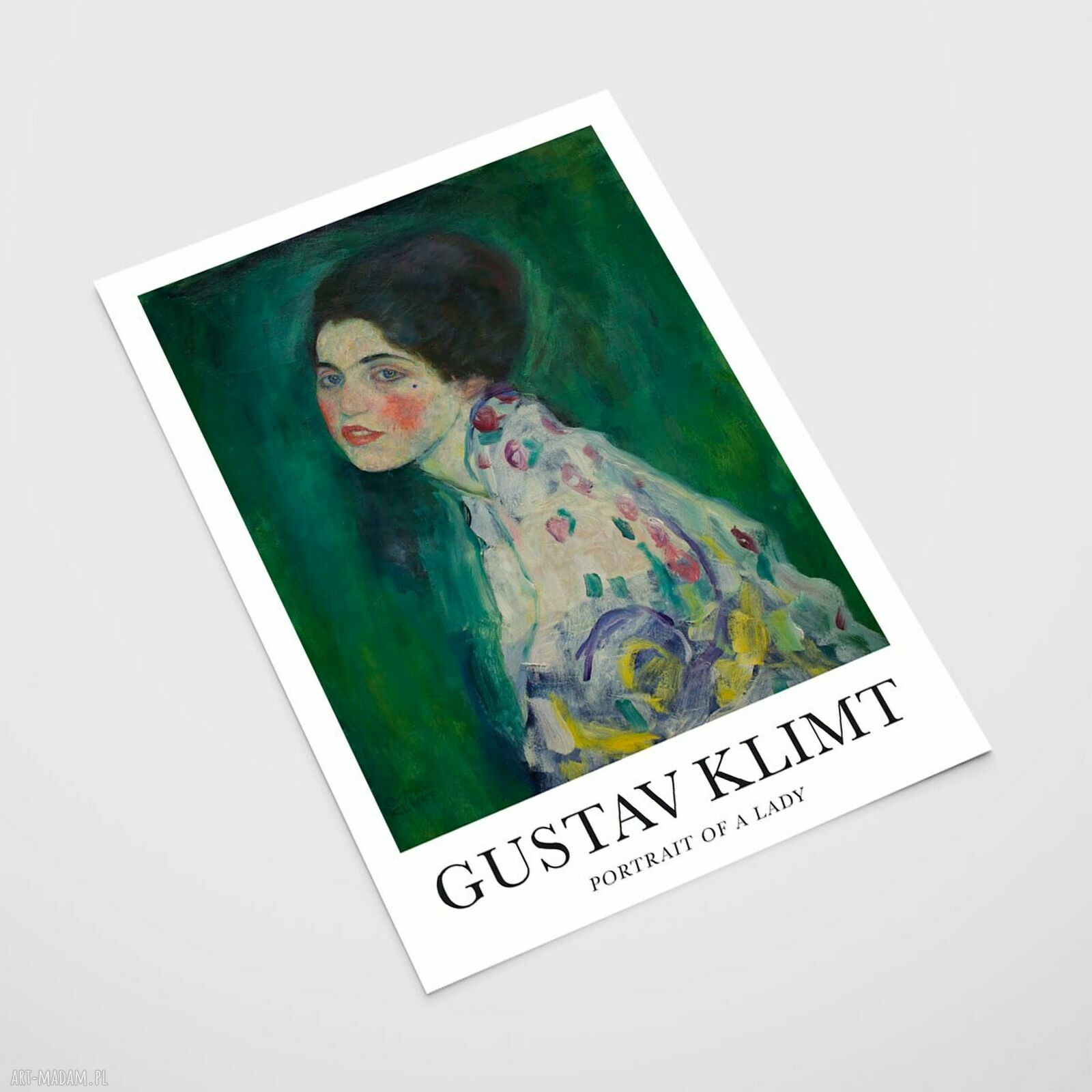 Plakat Gustav Klimt Portrait of a Lady - Portret Damy (papier satynowy 250 g)